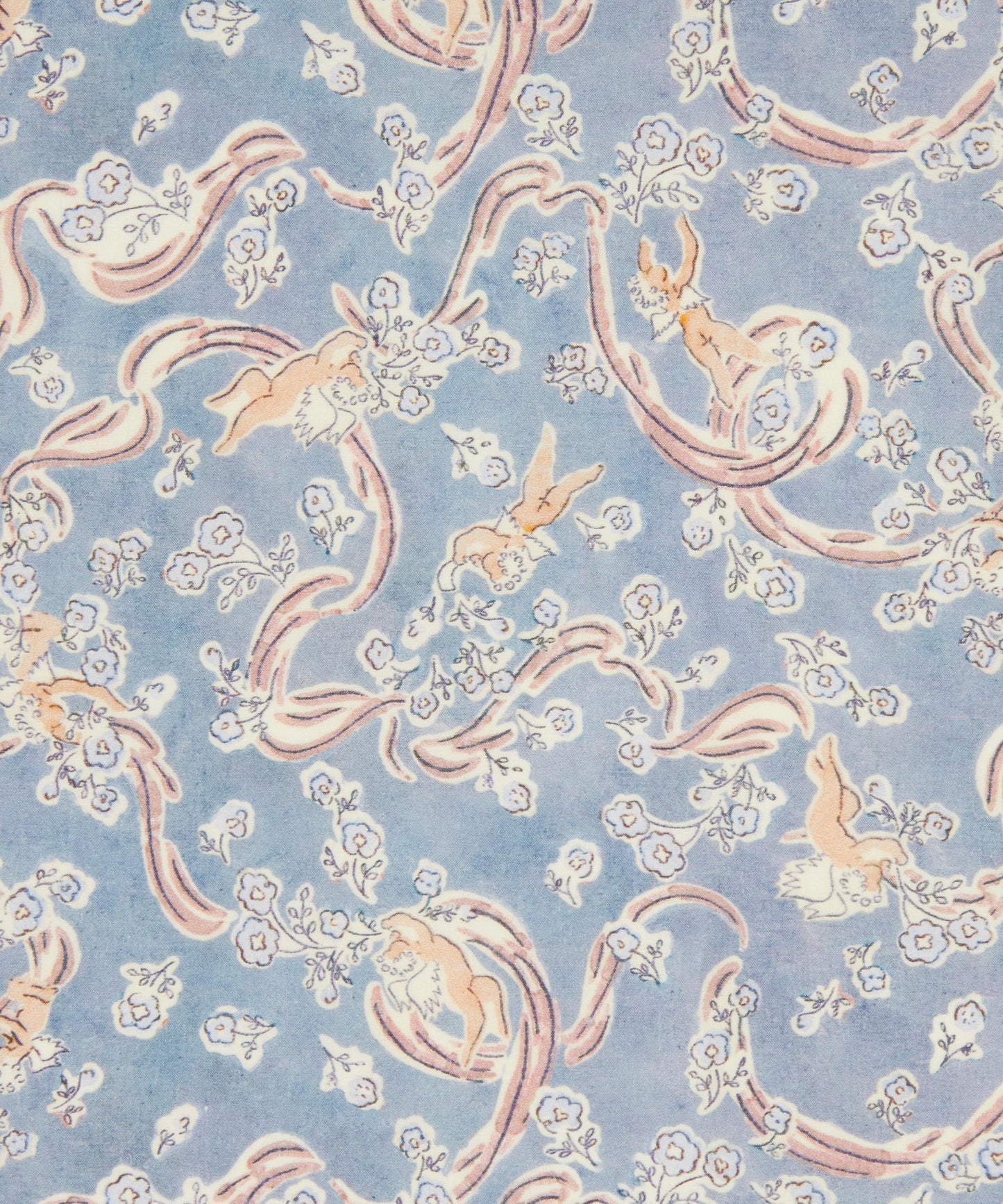 Love Grandma Lyn Tana Lawn™ Cotton Fabric - Blue - Liberty