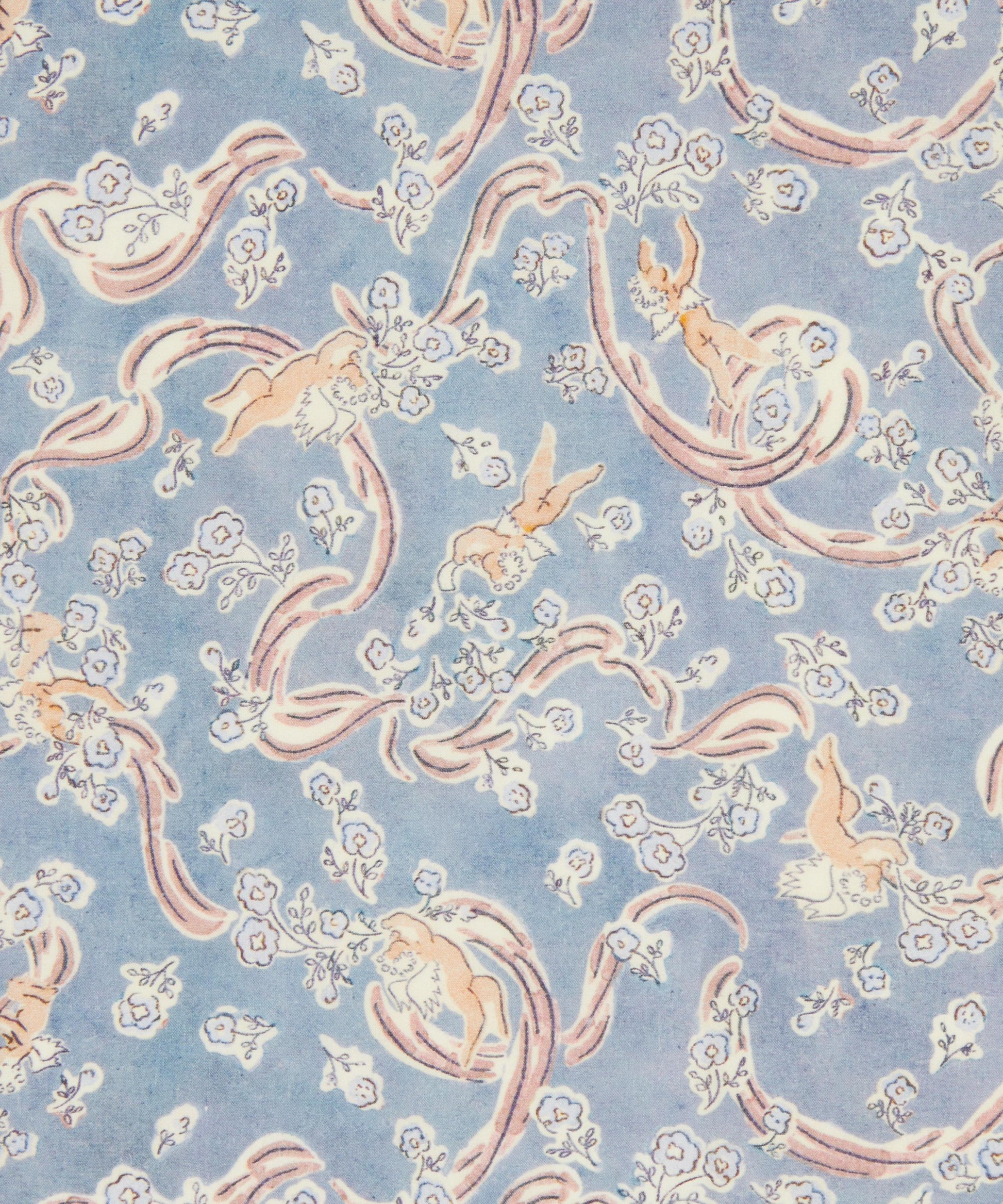 Love Grandma Lyn Tana Lawn™ Cotton Fabric - Blue - Liberty
