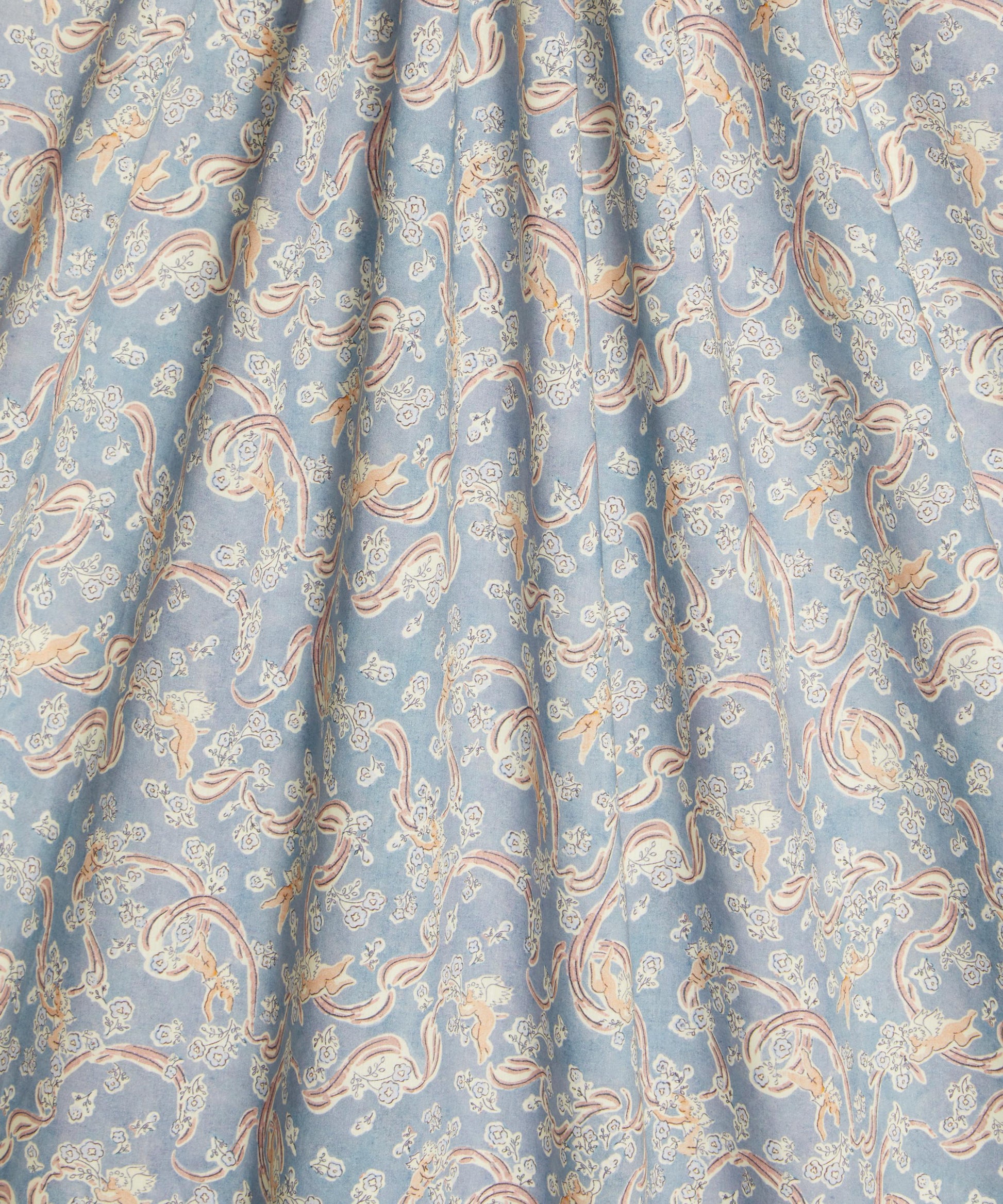 Love Grandma Lyn Tana Lawn™ Cotton Fabric - Blue - Liberty