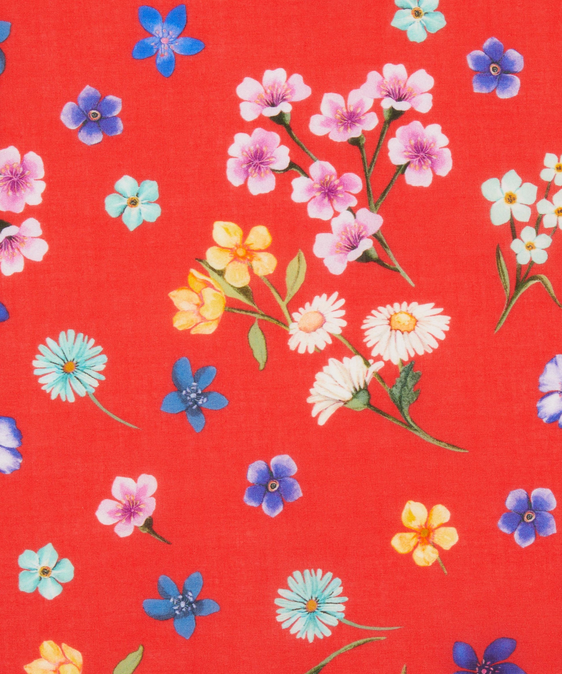 Flora Primavera Tana Lawn™ Cotton Fabric - Orange - Liberty
