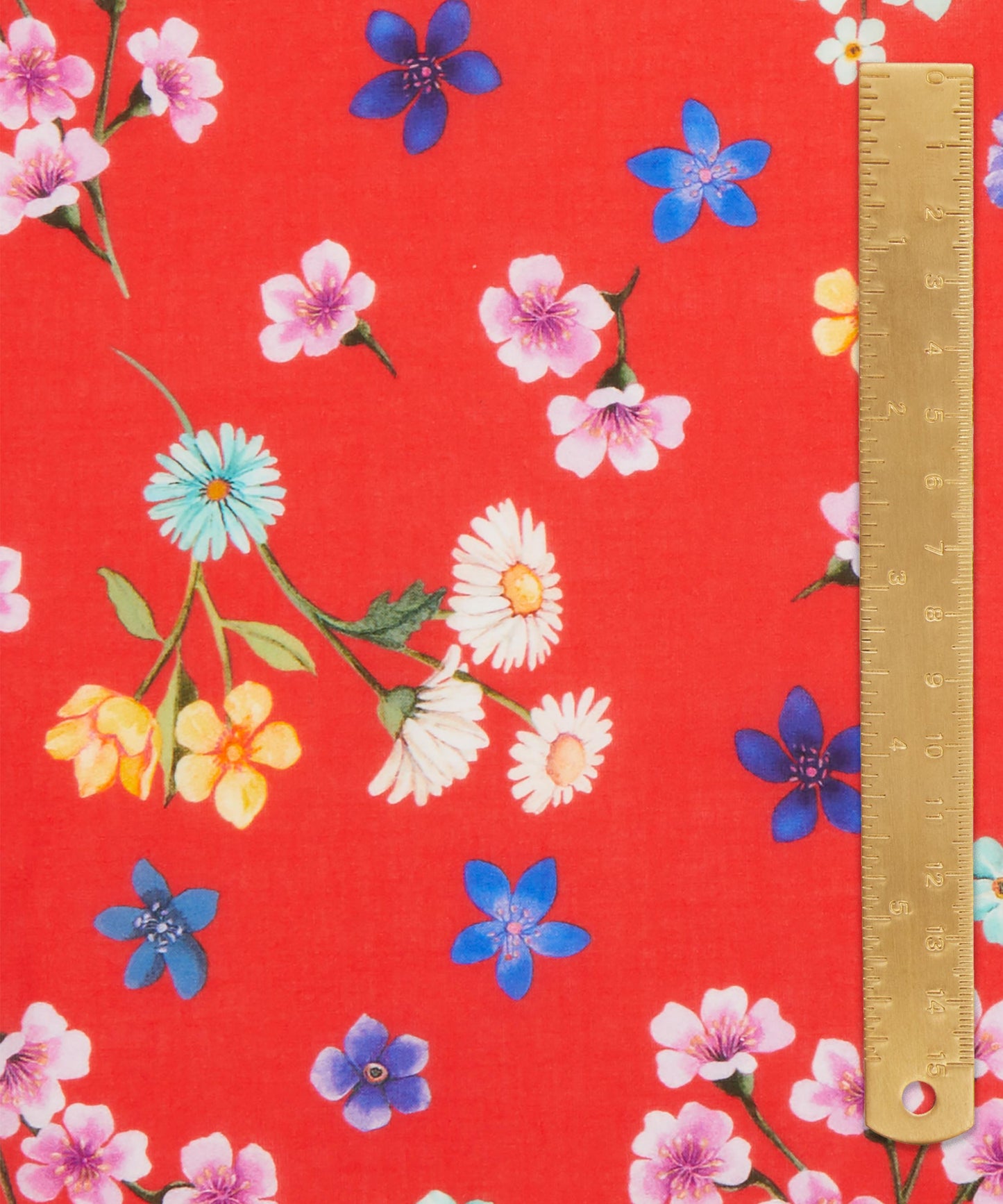 Flora Primavera Tana Lawn™ Cotton Fabric - Orange - Liberty