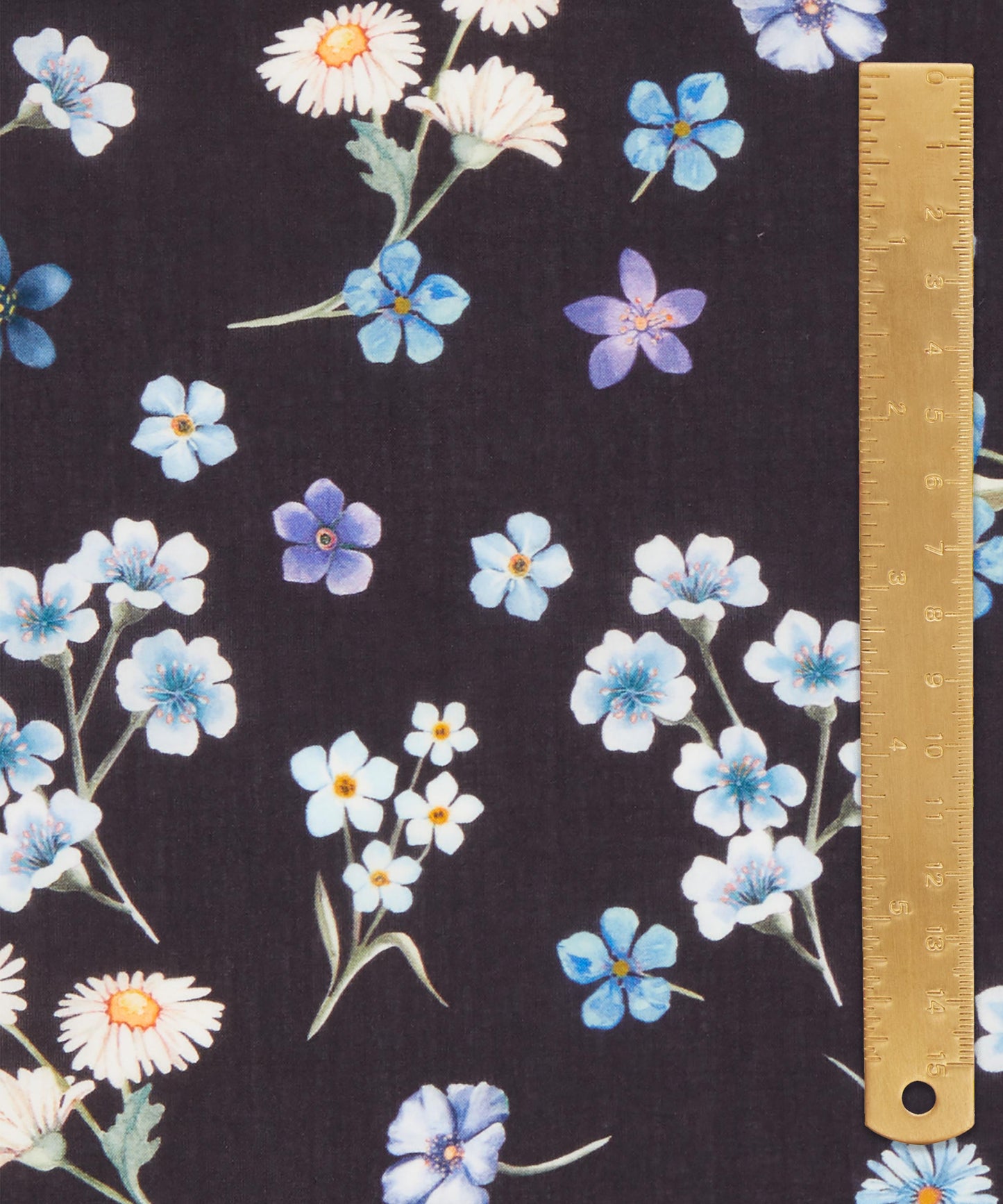 Flora Primavera Tana Lawn™ Cotton Fabric - Blue - Liberty