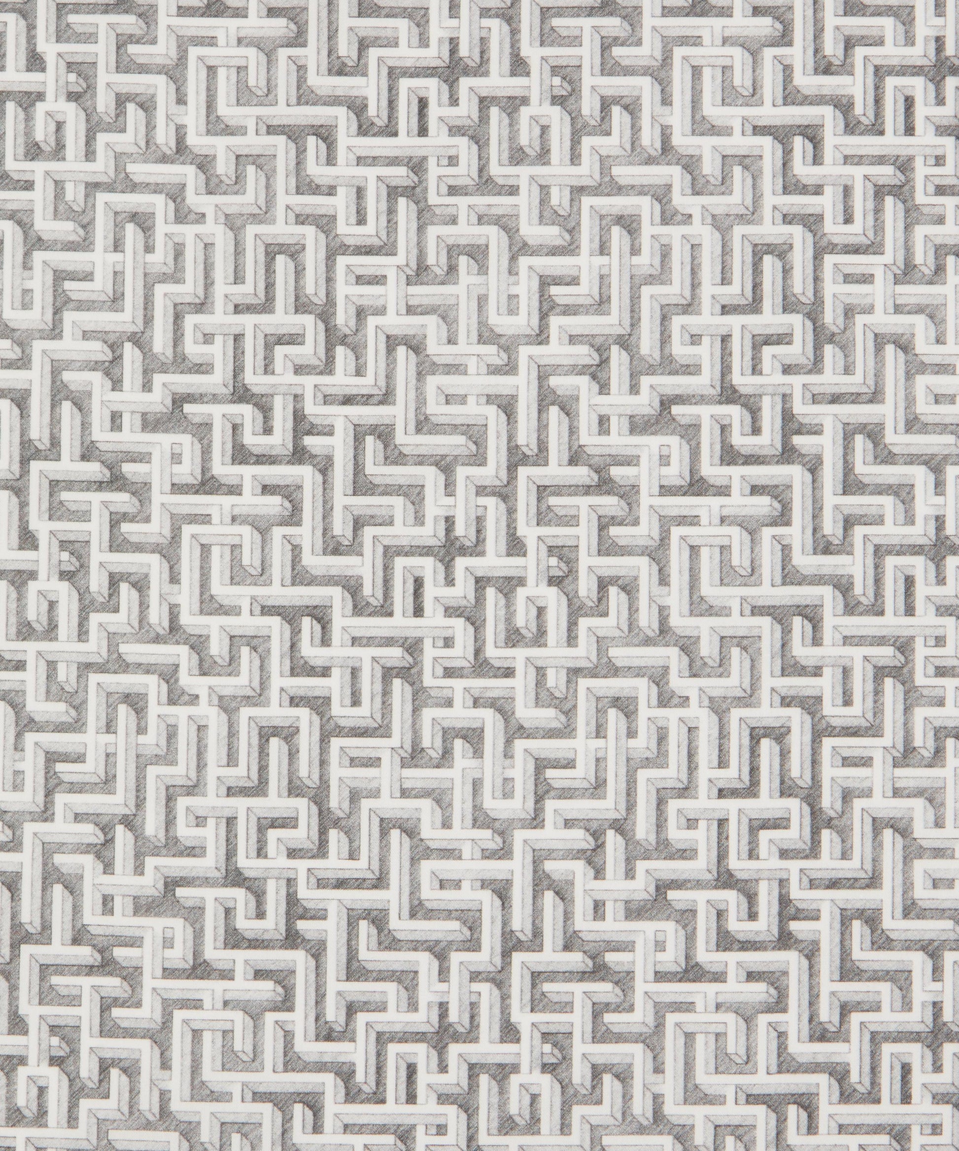 Mino’s Maze Tana Lawn™ Cotton Fabric - Gray - Liberty