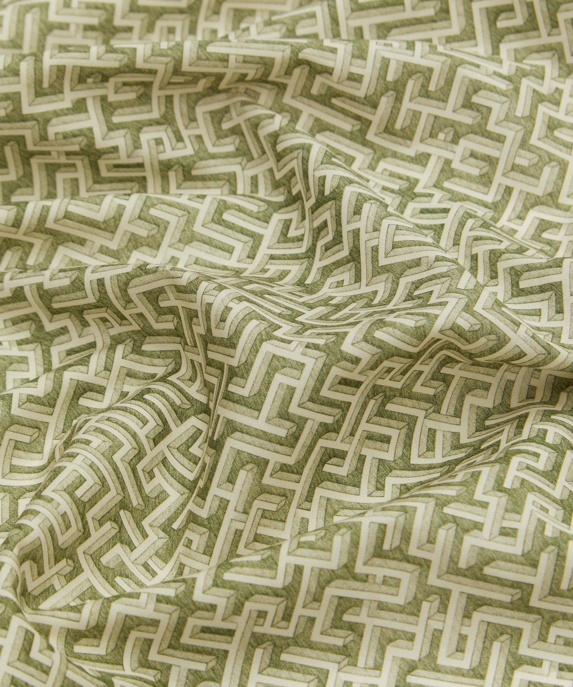 Mino’s Maze Tana Lawn™ Cotton Fabric - Green - Liberty