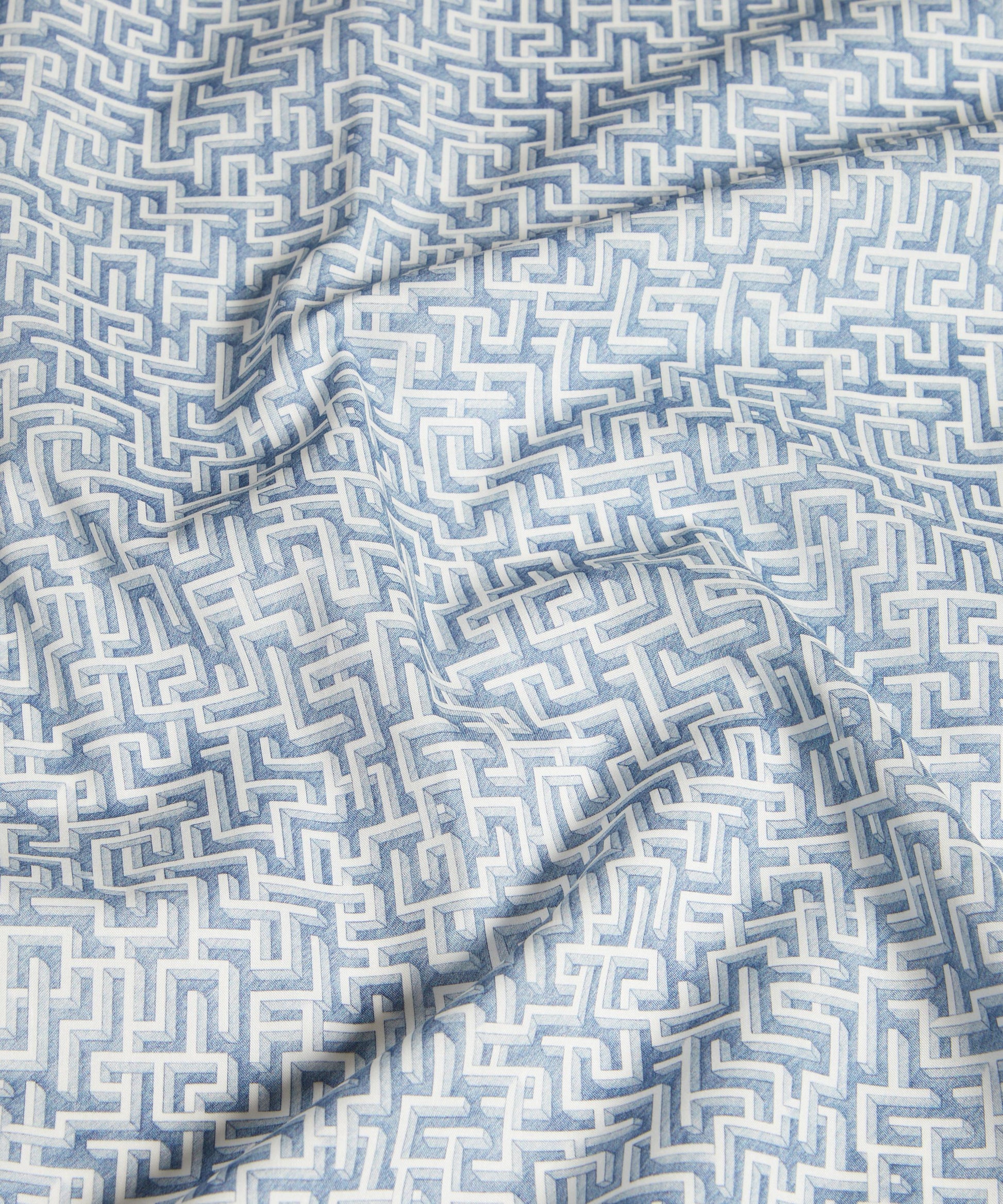 Mino’s Maze Tana Lawn™ Cotton Fabric - Blue - Liberty