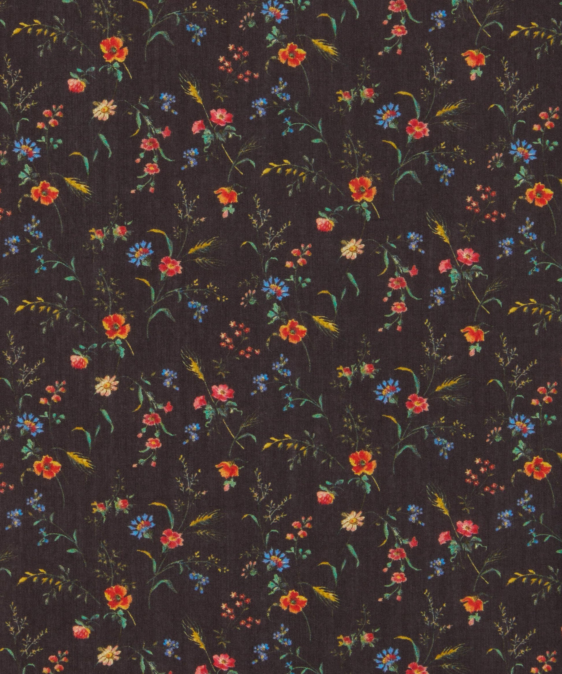 Emma Victoria Tana Lawn™ Cotton Fabric - Black - Liberty