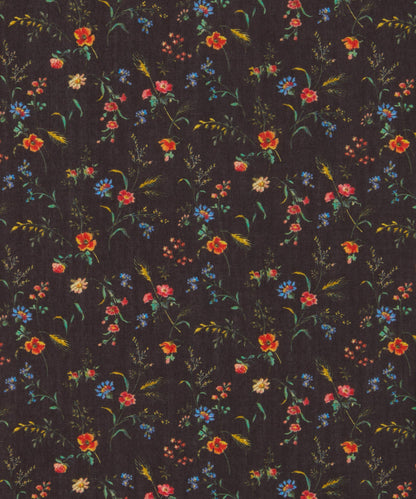 Emma Victoria Tana Lawn™ Cotton Fabric - Black - Liberty
