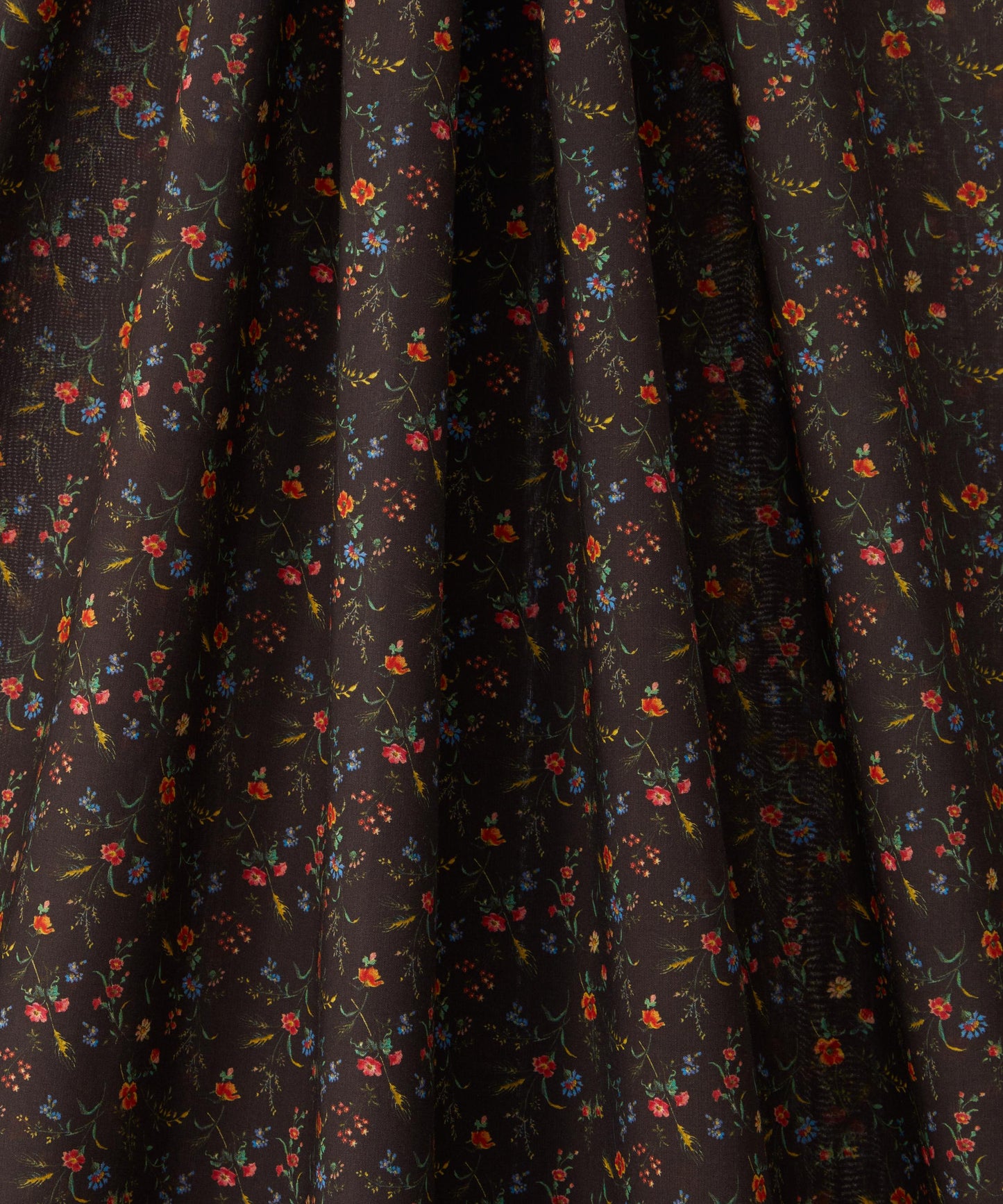 Emma Victoria Tana Lawn™ Cotton Fabric - Black - Liberty