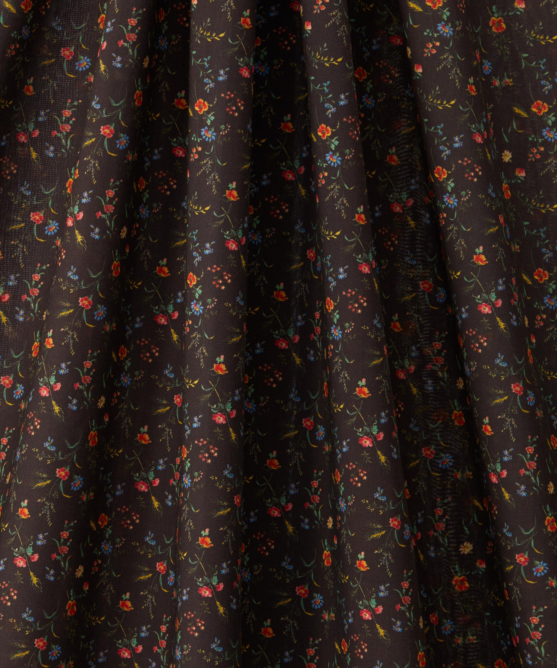 Emma Victoria Tana Lawn™ Cotton Fabric - Black - Liberty