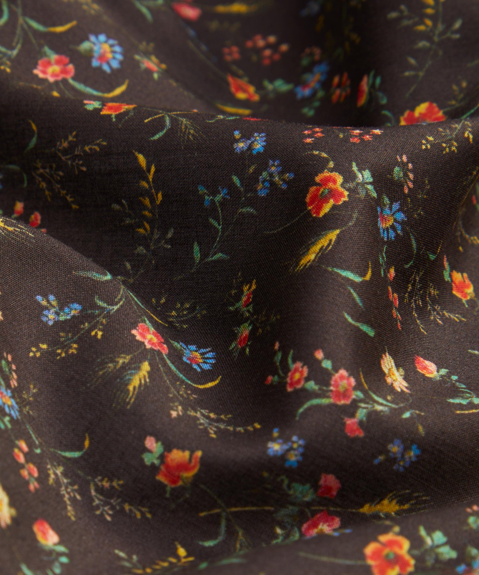 Emma Victoria Tana Lawn™ Cotton Fabric - Black - Liberty