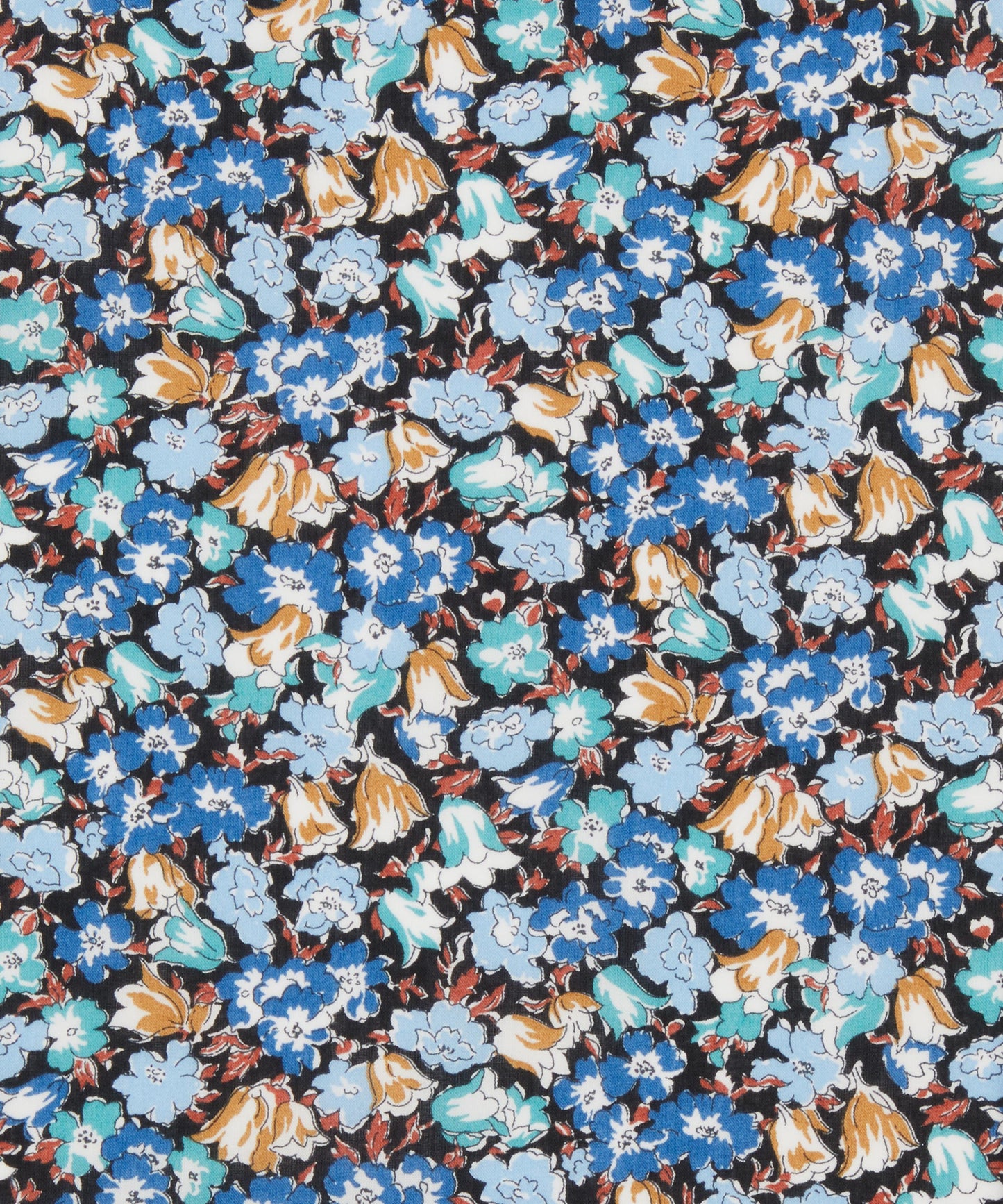 Floralia Tana Lawn™ Cotton Fabric - Blue - Liberty