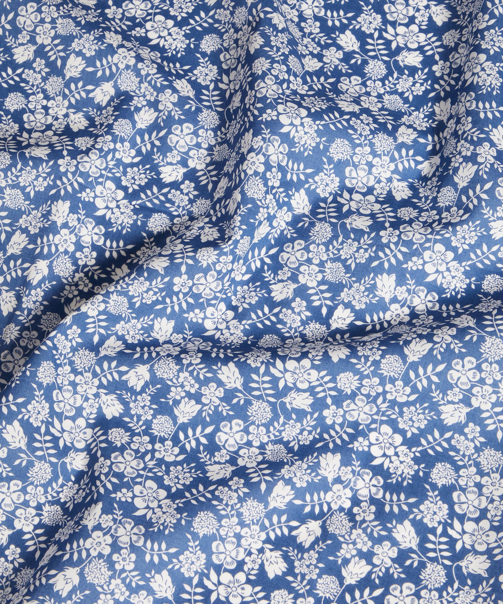 Edenham Shadow Tana Lawn™ Cotton Fabric - Blue - Liberty