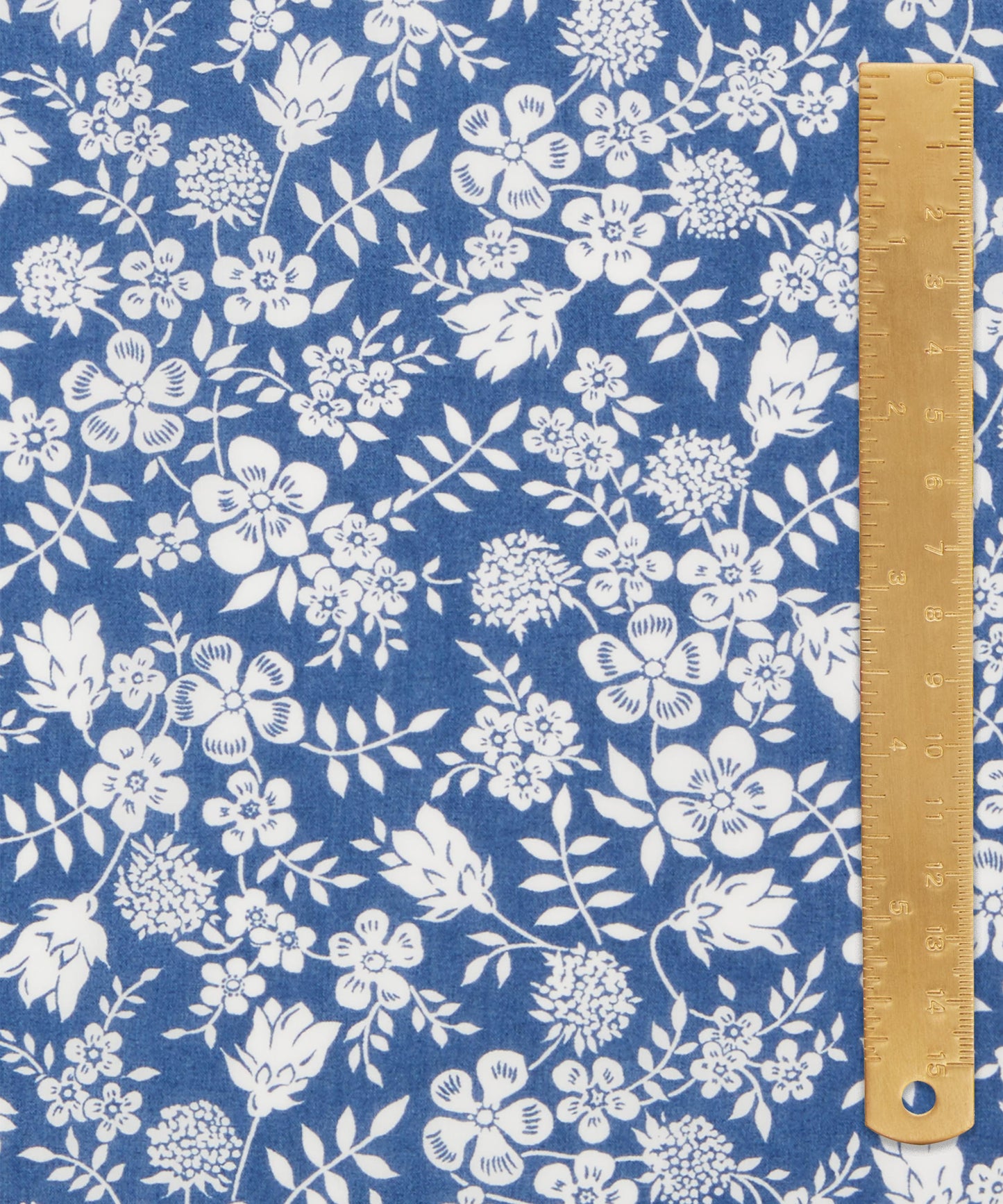 Edenham Shadow Tana Lawn™ Cotton Fabric - Blue - Liberty