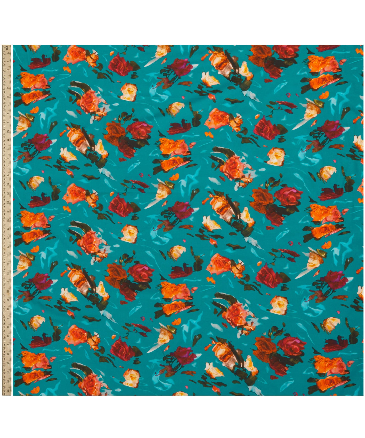 Aphrodite’s Rose Tana Lawn™ Cotton Fabric - Teal - Liberty