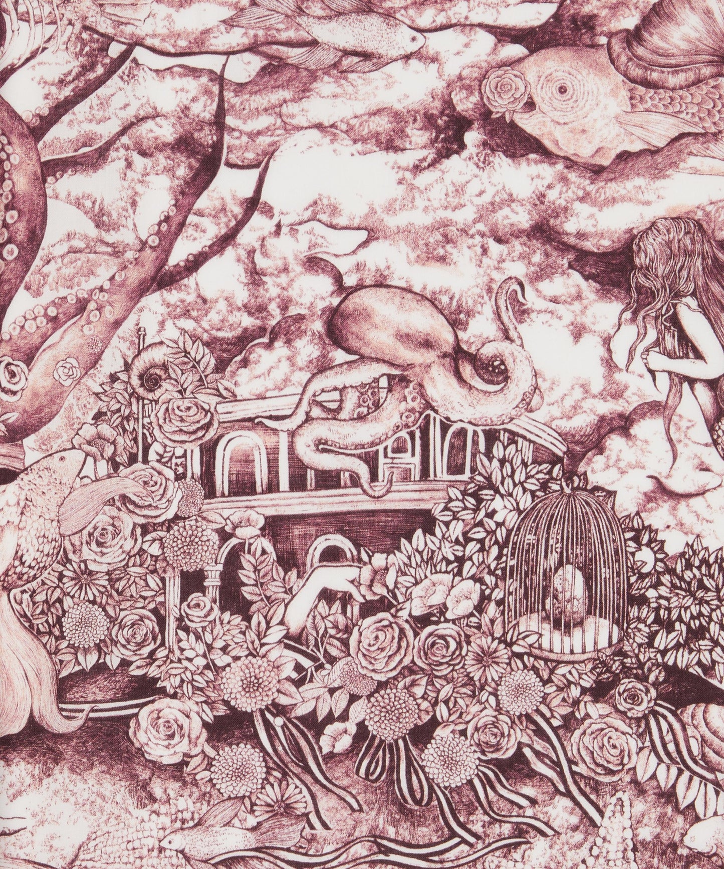 Sea Spirit Tana Lawn™ Cotton Fabric - Purple - Liberty