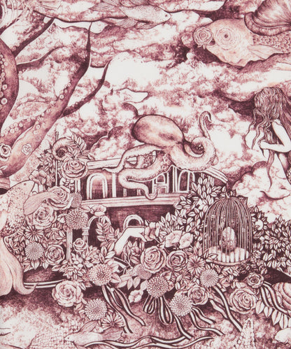 Sea Spirit Tana Lawn™ Cotton Fabric - Purple - Liberty