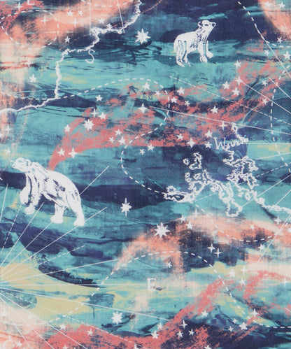 Aurora Sky Organic Tana Lawn™ Cotton Fabric - Teal - Liberty