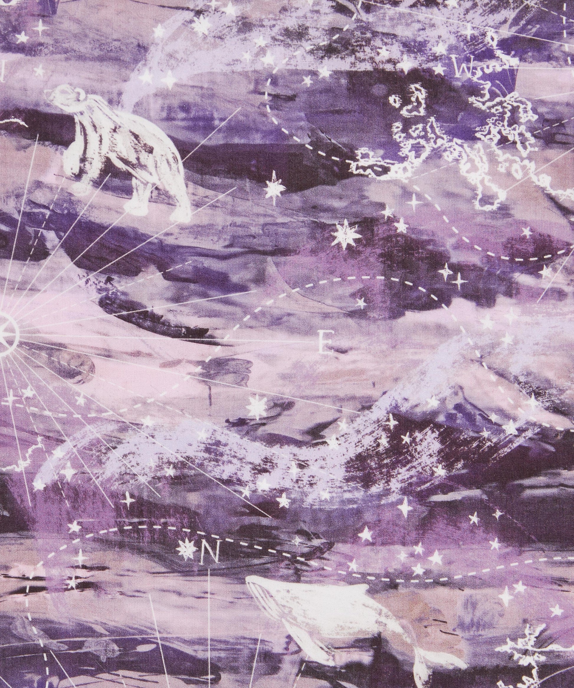 Aurora Sky Organic Tana Lawn™ Cotton Fabric - Purple - Liberty