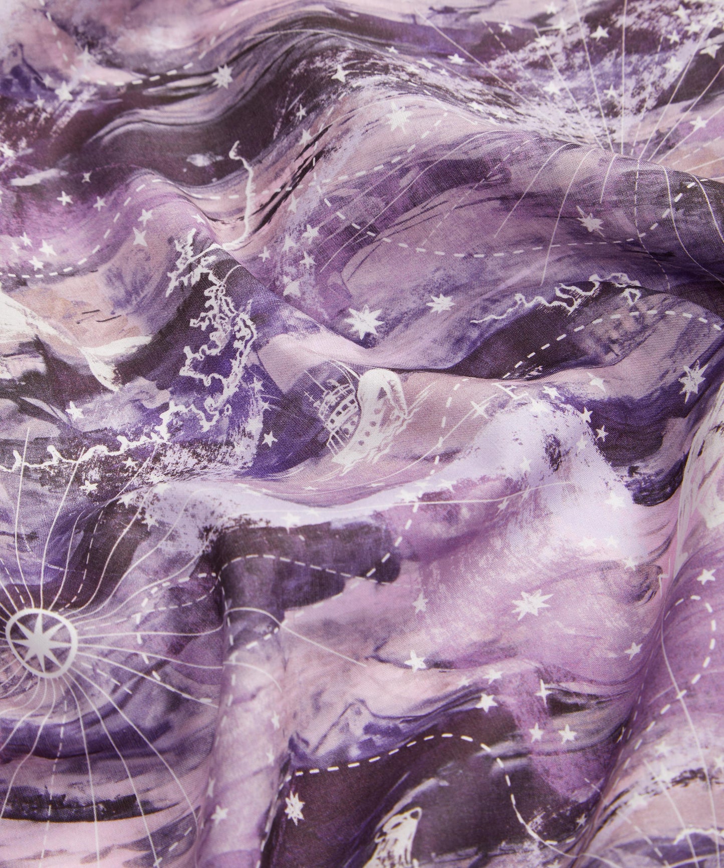 Aurora Sky Organic Tana Lawn™ Cotton Fabric - Purple - Liberty