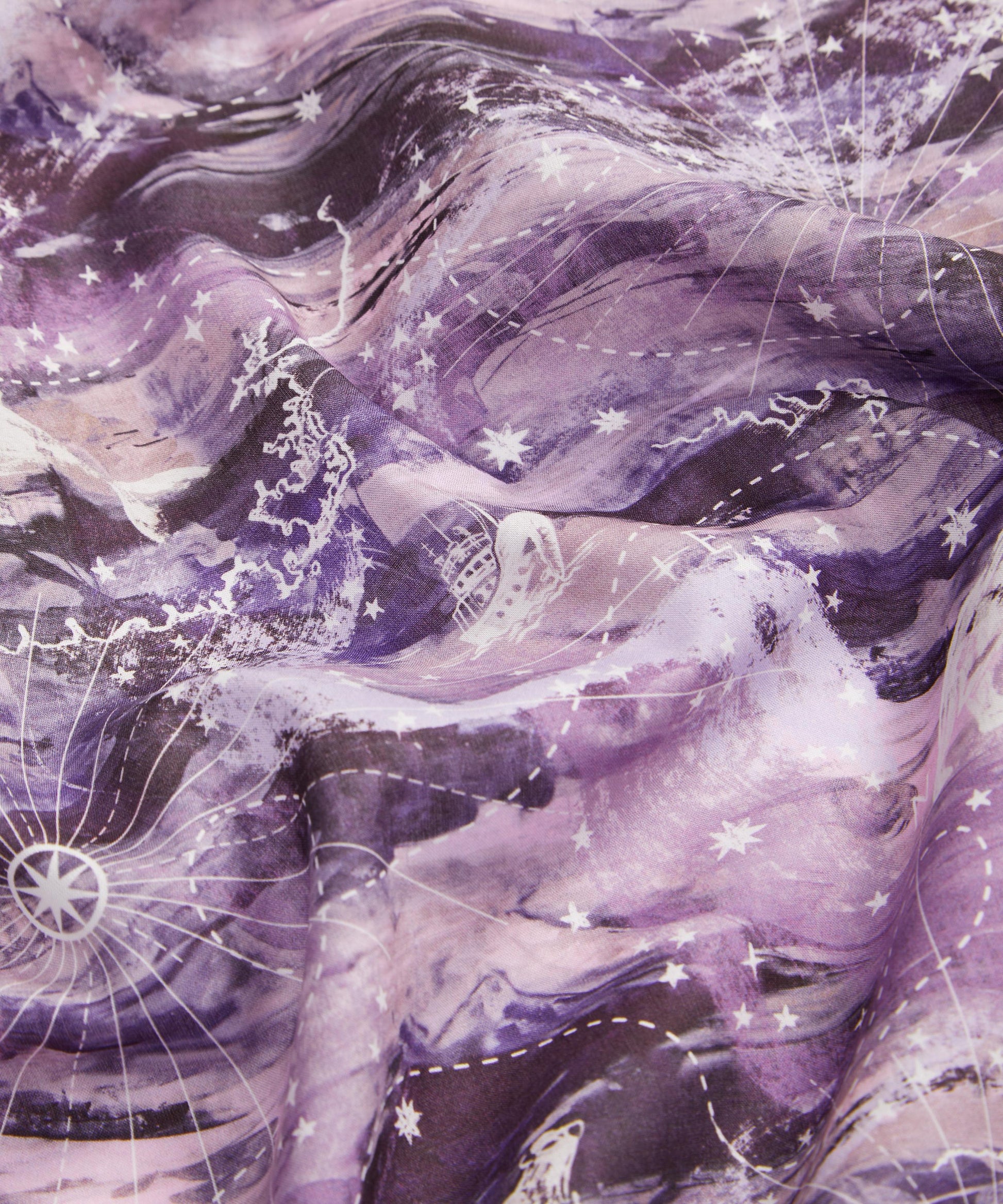 Aurora Sky Organic Tana Lawn™ Cotton Fabric - Purple - Liberty