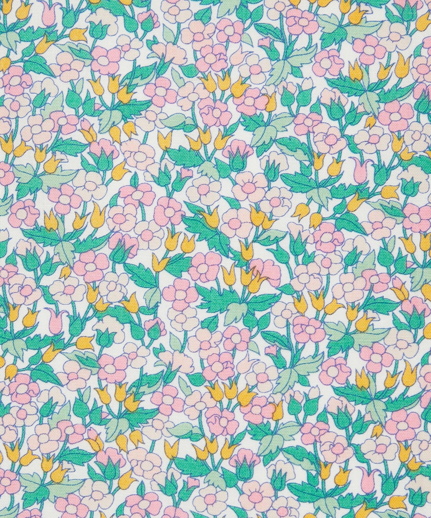 Pre-Cut Piccadilly Poppy Lasenby Quilting Cotton Fabric - Multicolor - Liberty