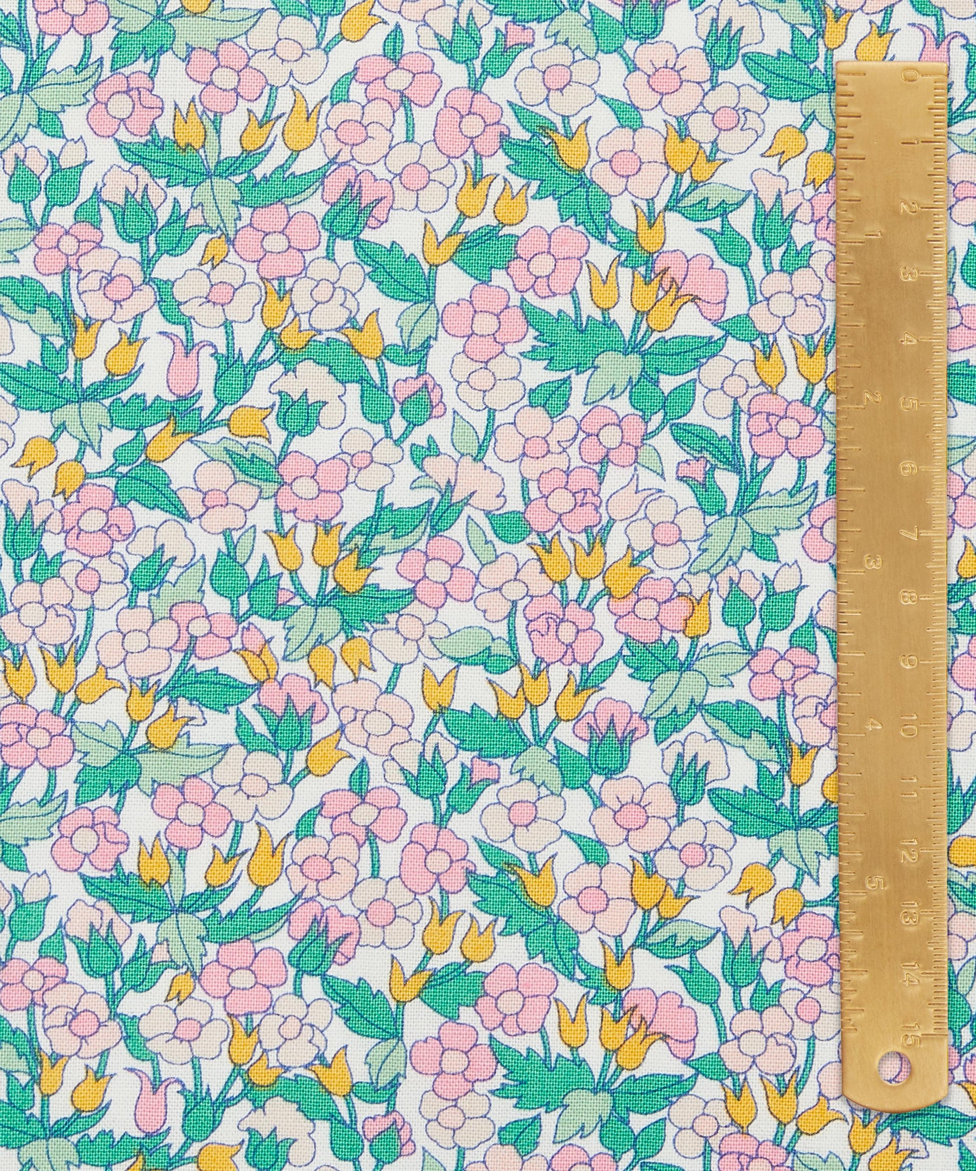 Pre-Cut Piccadilly Poppy Lasenby Quilting Cotton Fabric - Multicolor - Liberty