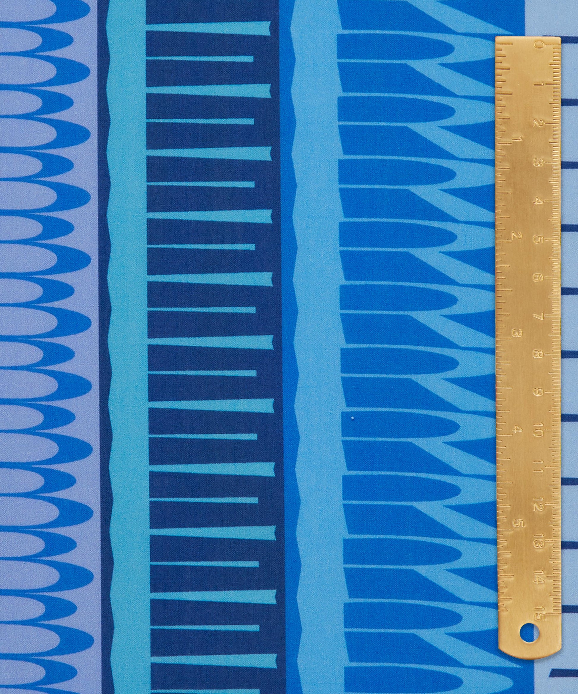 Liberty Lines Organic Tana Lawn™ Cotton Fabric - Blue - Liberty