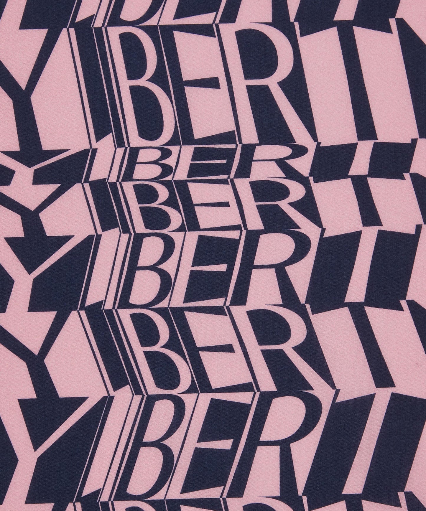 Liberty Script Organic Tana Lawn™ Cotton Fabric - Pink - Liberty