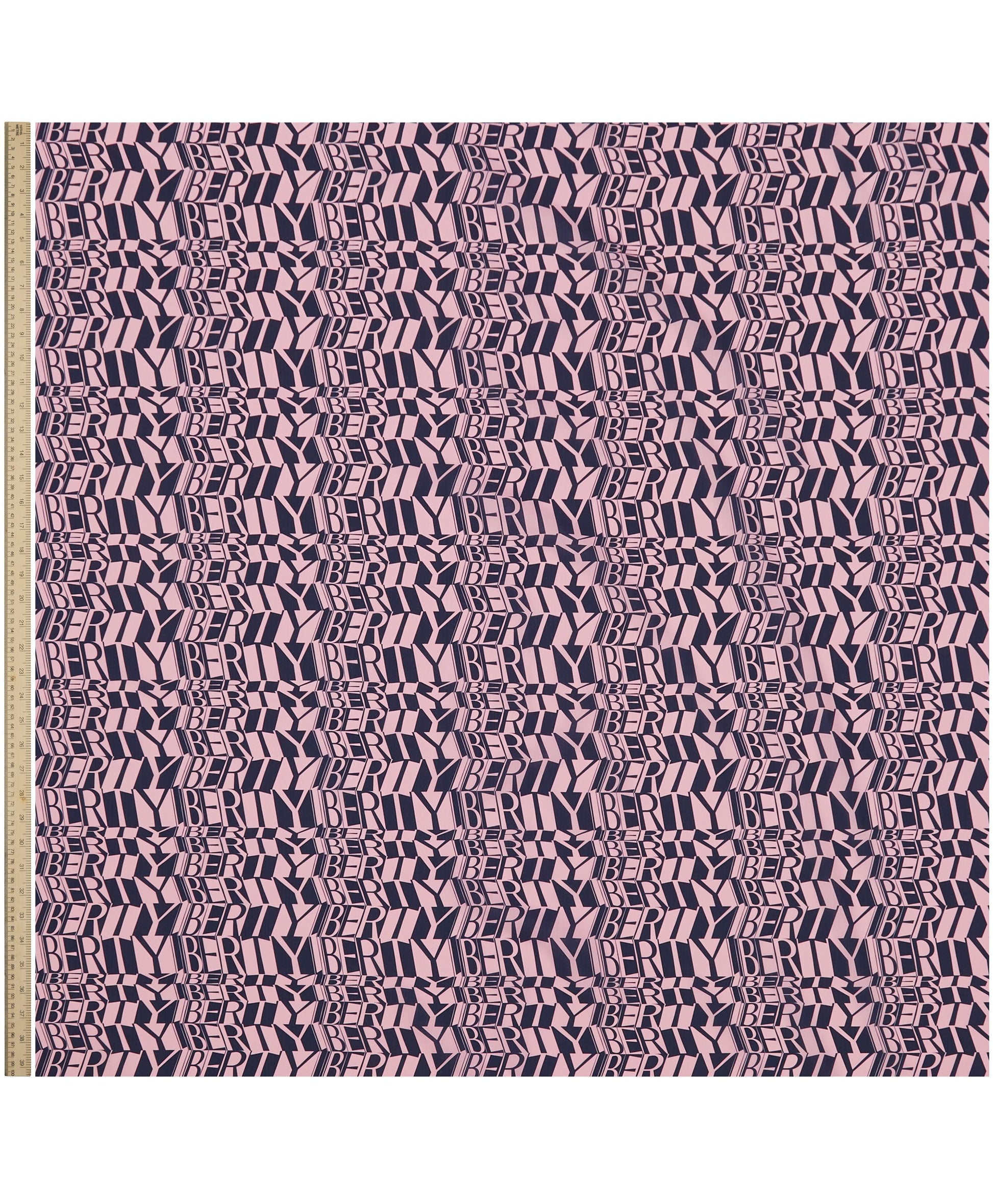 Liberty Script Organic Tana Lawn™ Cotton Fabric - Pink - Liberty