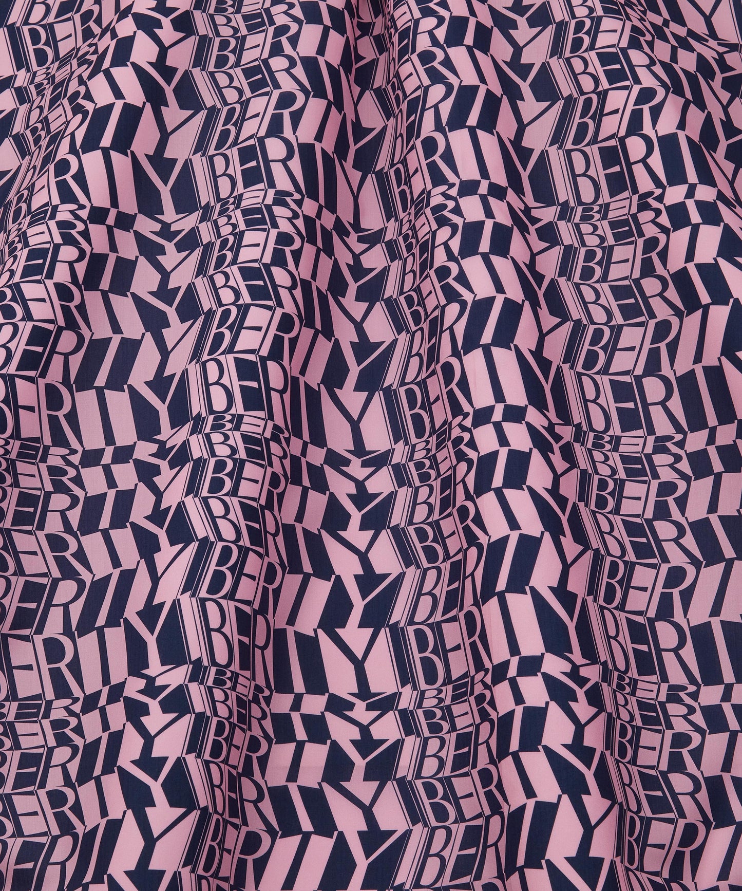 Liberty Script Organic Tana Lawn™ Cotton Fabric - Pink - Liberty