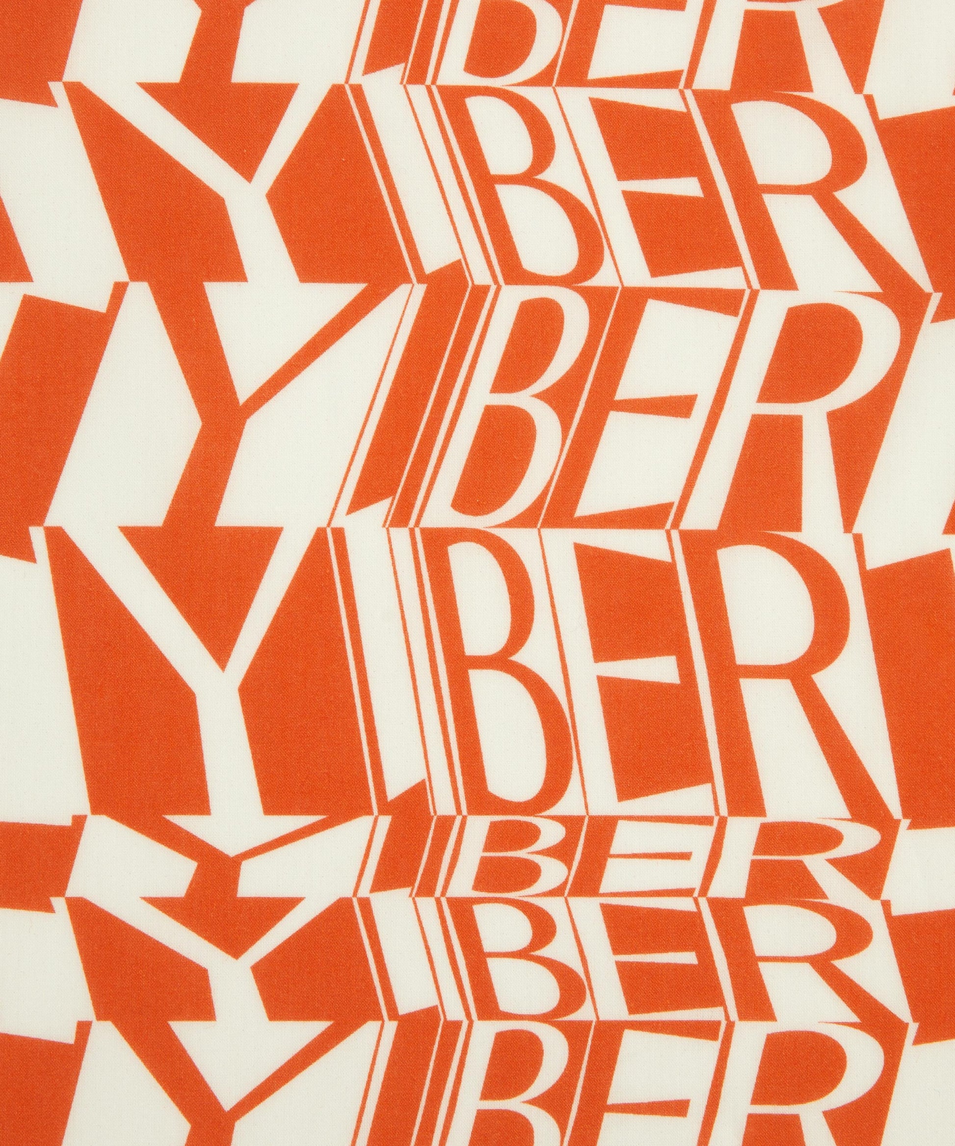 Liberty Script Organic Tana Lawn™ Cotton Fabric - Orange - Liberty