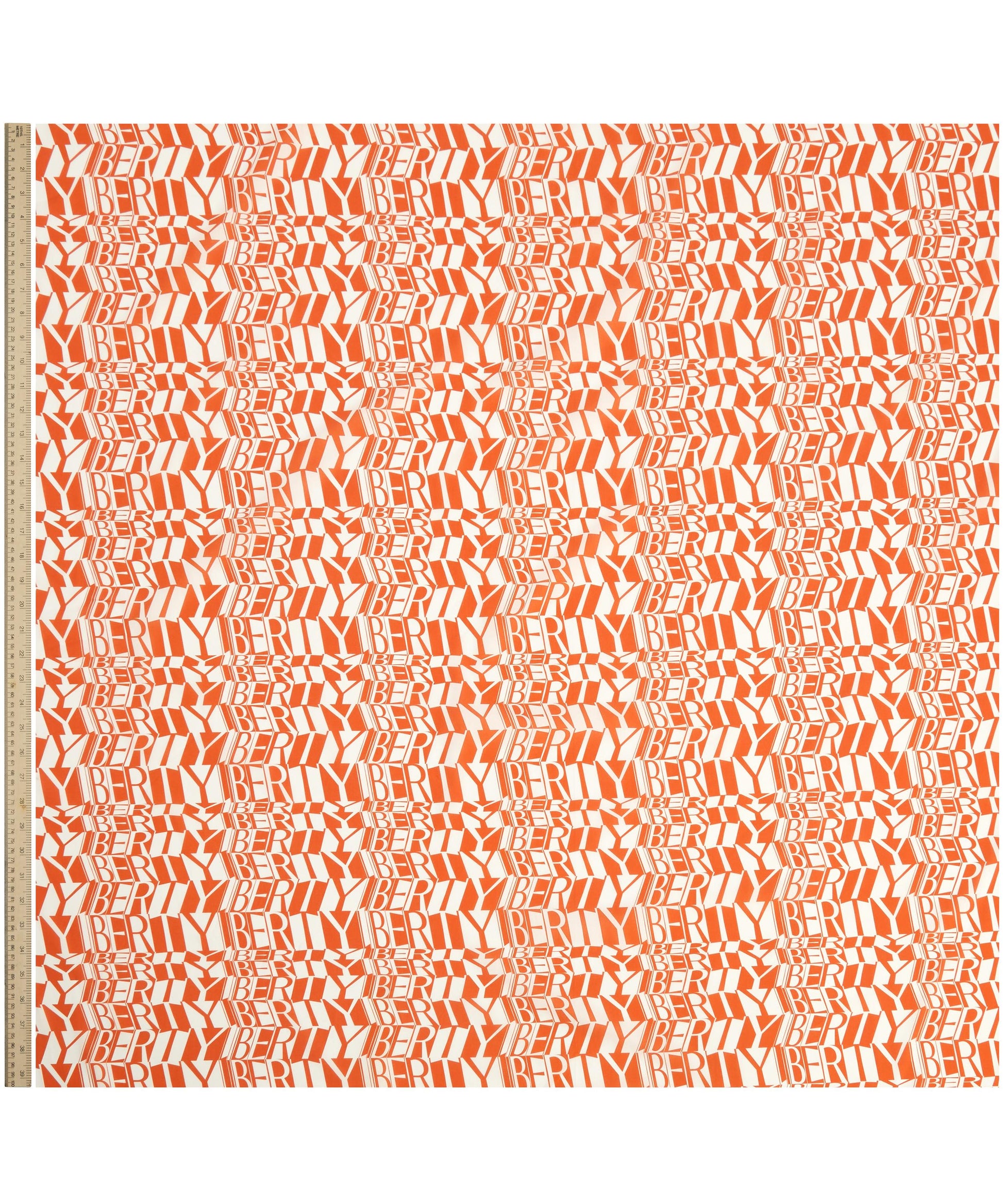 Liberty Script Organic Tana Lawn™ Cotton Fabric - Orange - Liberty