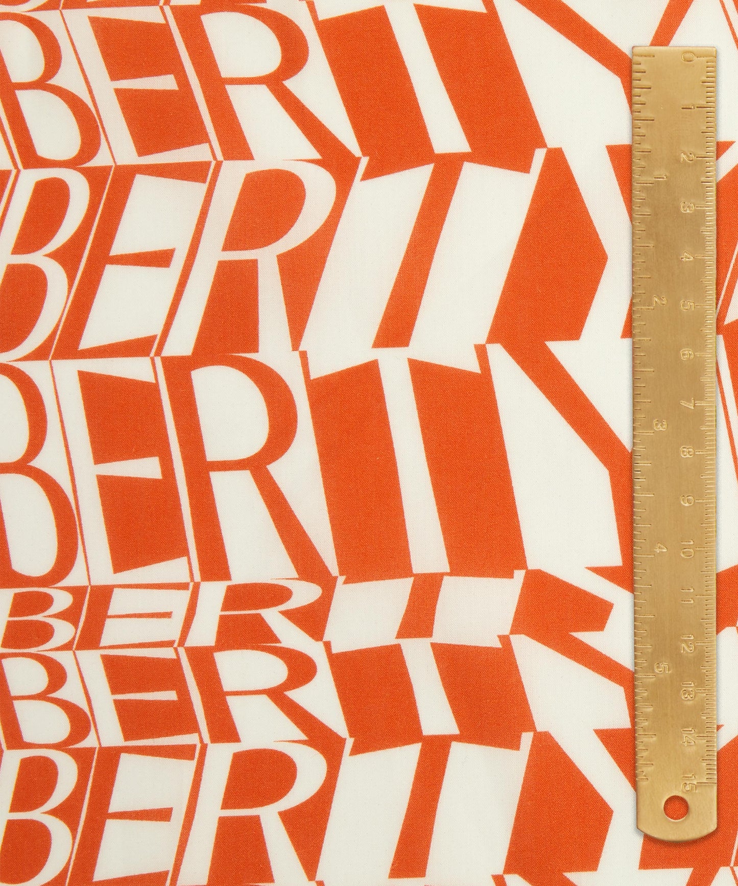 Liberty Script Organic Tana Lawn™ Cotton Fabric - Orange - Liberty