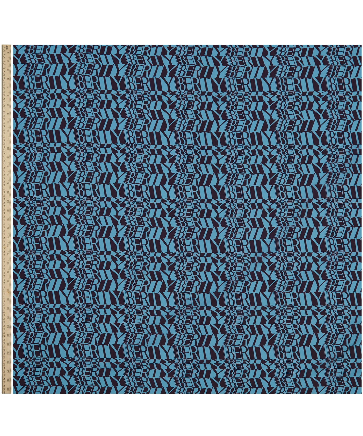 Liberty Script Organic Tana Lawn™ Cotton Fabric - Blue - Liberty