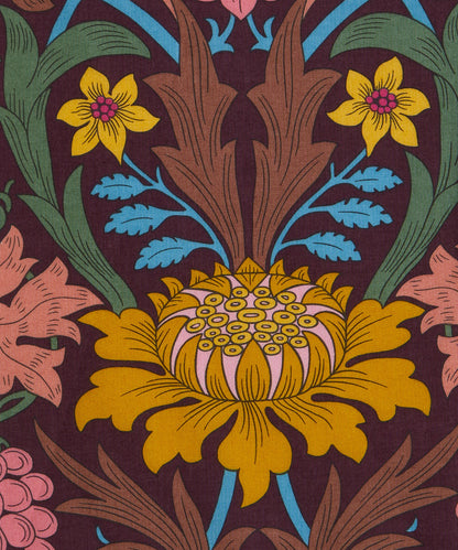 Standen Organic Tana Lawn™ Cotton Fabric - Brown - Liberty