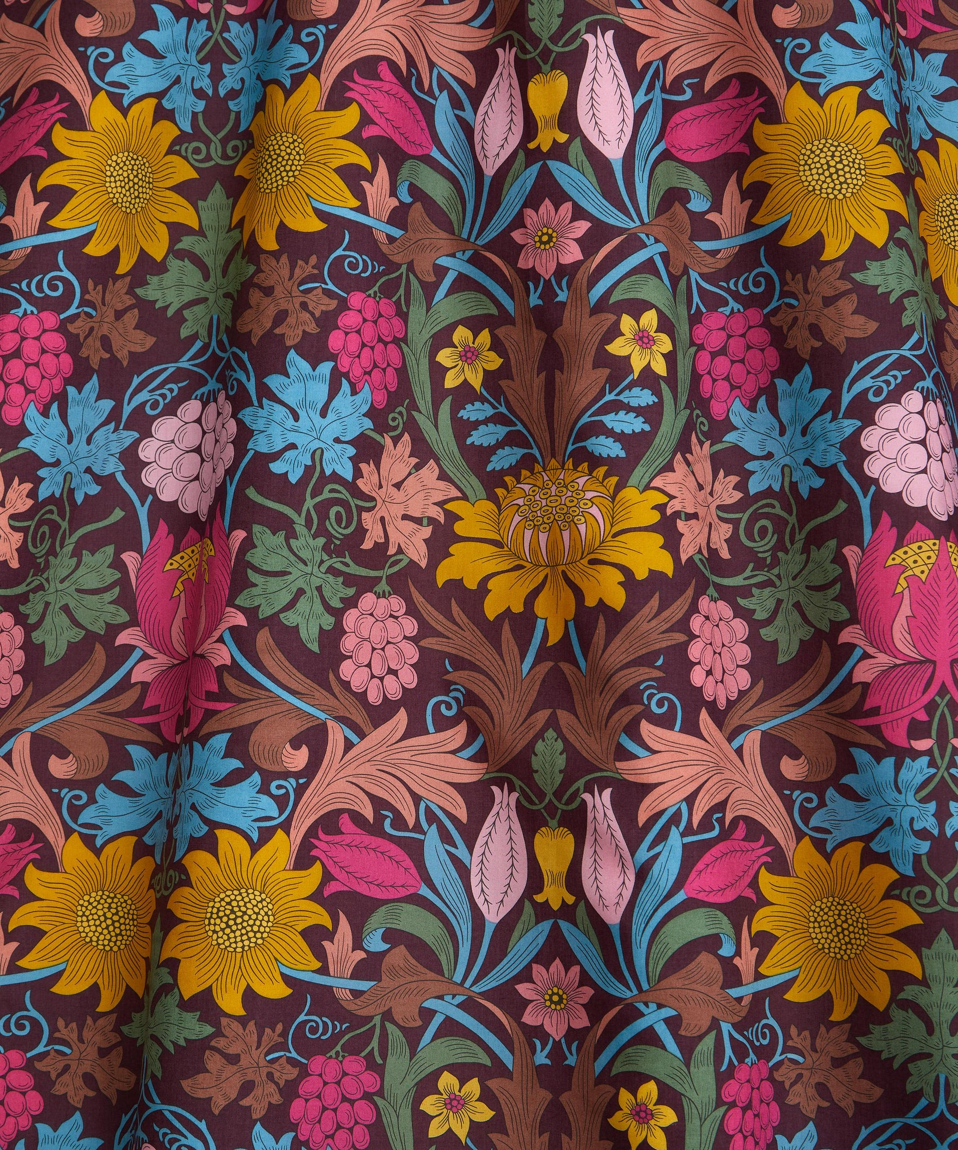 Standen Organic Tana Lawn™ Cotton Fabric - Brown - Liberty