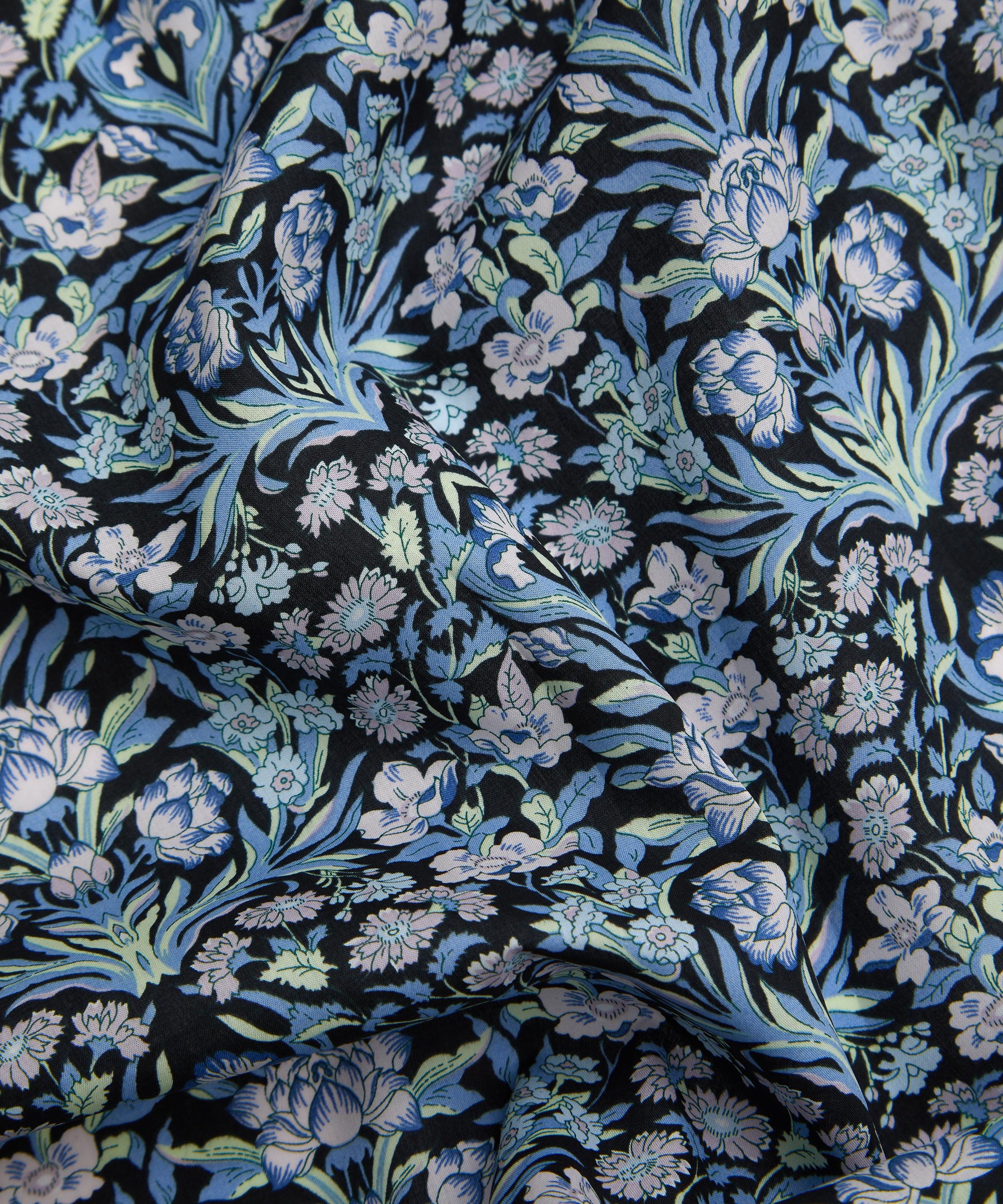 Sea Grass Organic Tana Lawn™ Cotton Fabric - Blue - Liberty