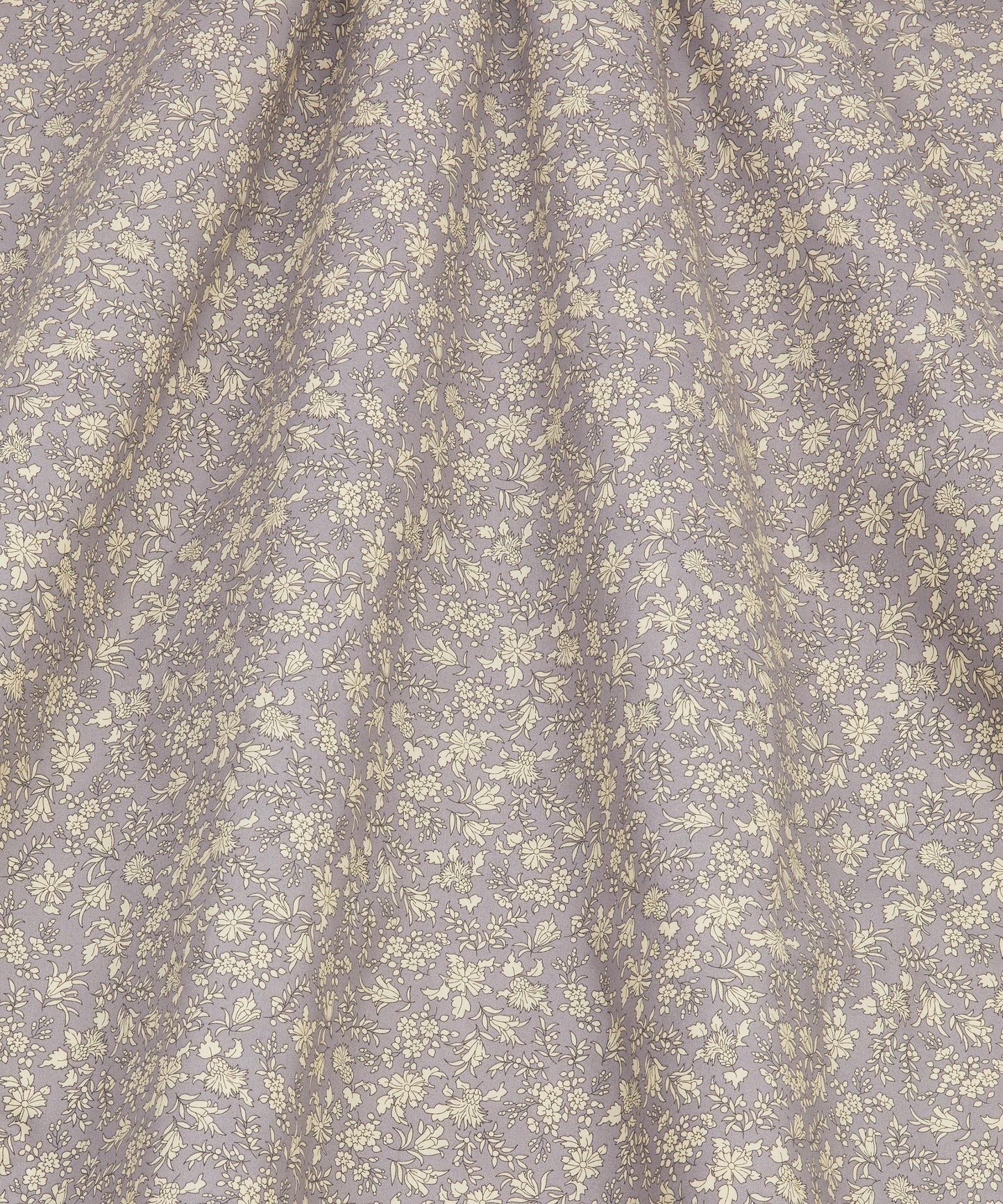 Rustling Leaves Lasenby Quilting Cotton Fabric - Gray - Liberty