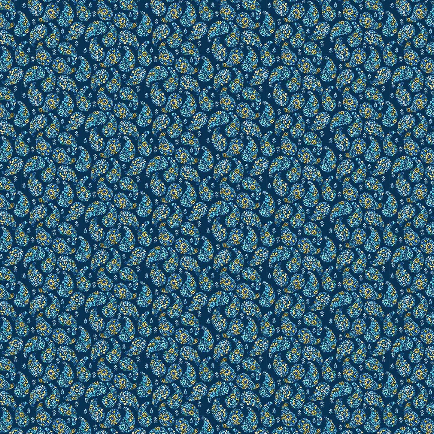 Rafiya Ocean Navy Lomond Pima Lawn Cotton - Dress Fabric