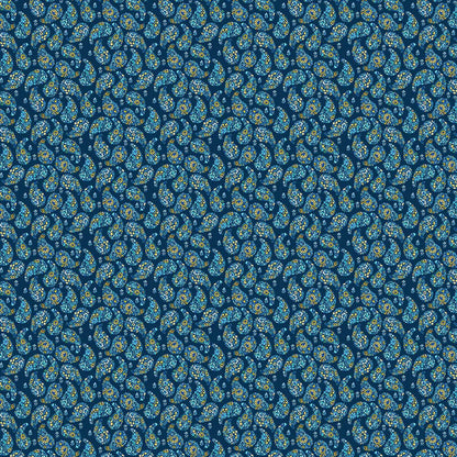 Rafiya Ocean Navy Lomond Pima Lawn Cotton - Dress Fabric