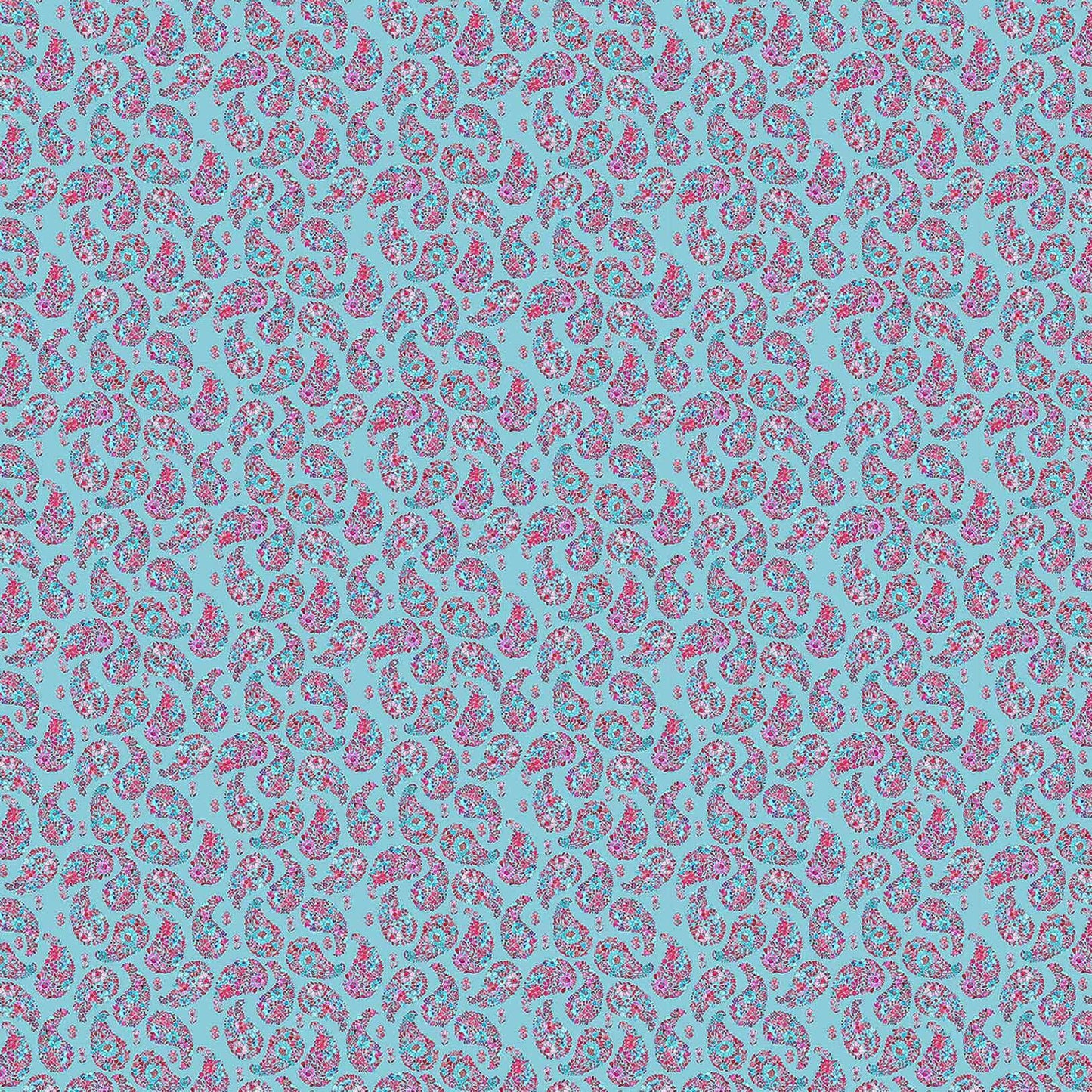 Rafiya Ruby Kingfisher Lomond Pima Lawn Cotton - Dress Fabric