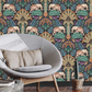 Exotic Elephant Wallpaper - Charcoal - The Graduate Collection