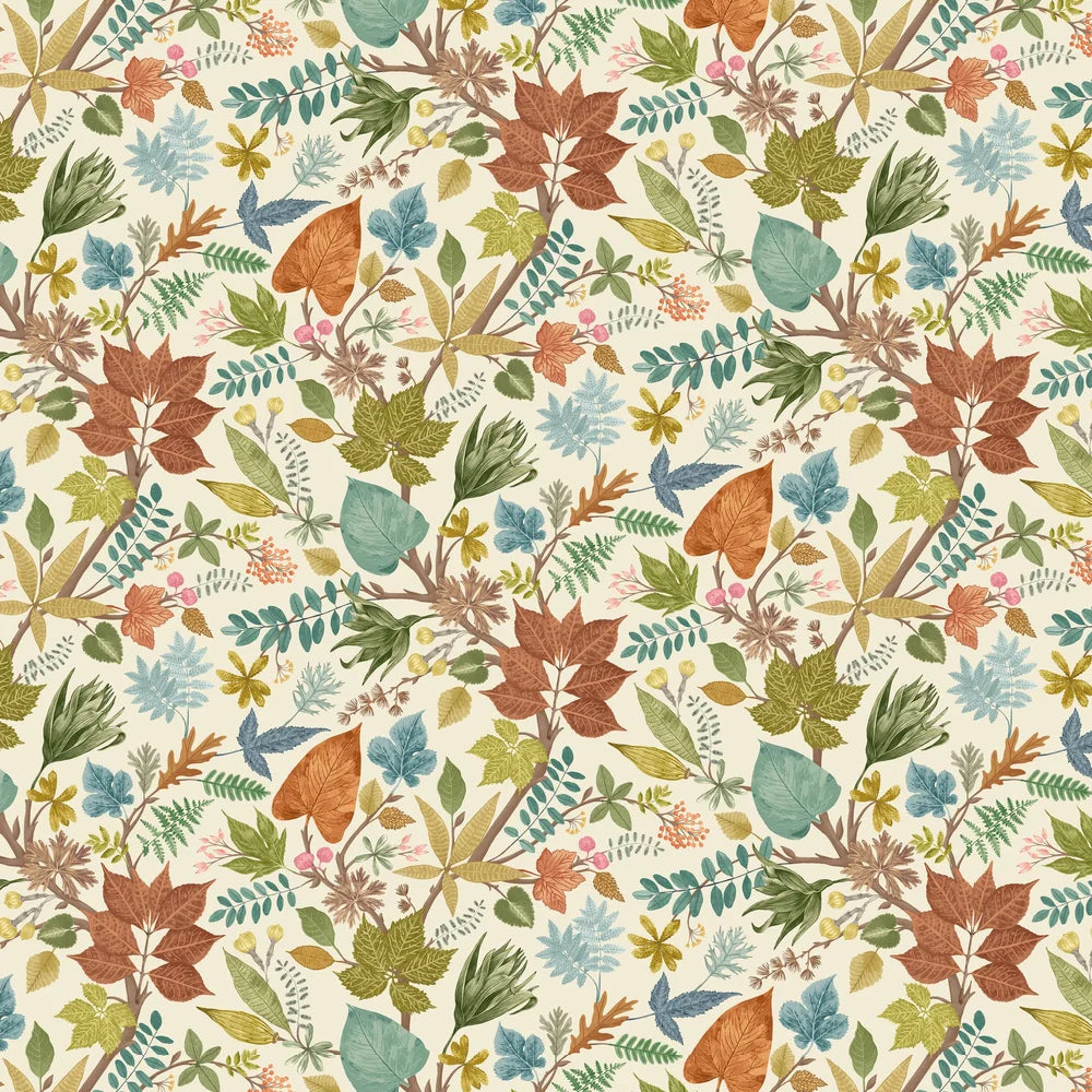 Lush Leaves Wallpaper