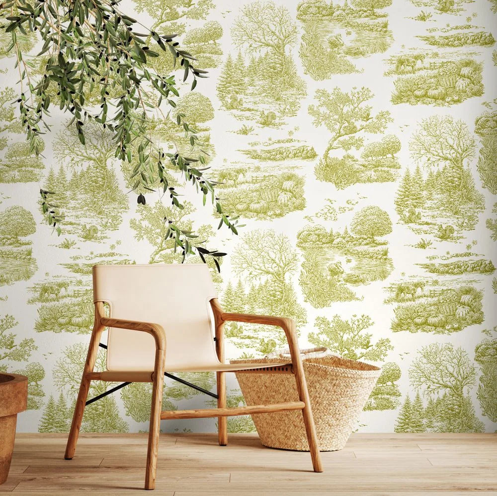 Eve Toile Wallpaper