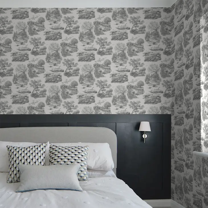 Eve Toile Wallpaper