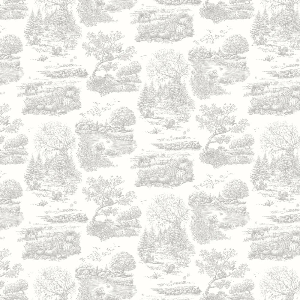 Eve Toile Wallpaper