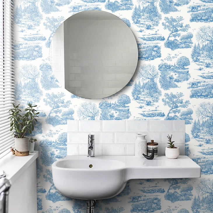 Eve Toile Wallpaper