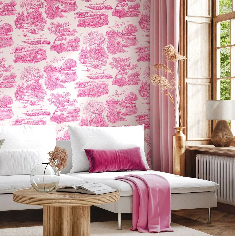 Eve Toile Wallpaper