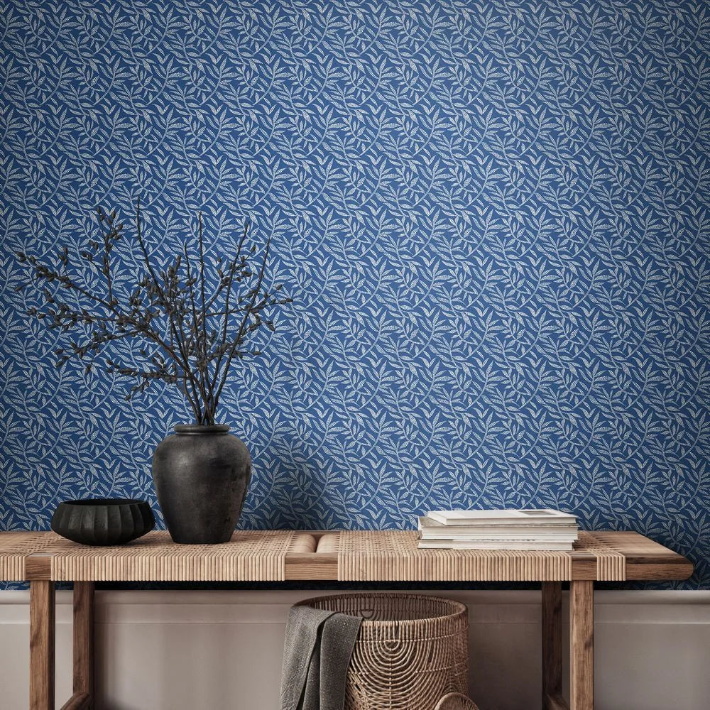 Dotty Leaf Wallpaper