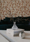 Ranunculus Floral Wallpaper - Brown & Cream - Summer Gray
